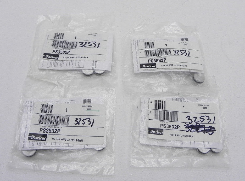Parker Manifold Main Galley PS3532P (Lot of 4) - Advance Operations