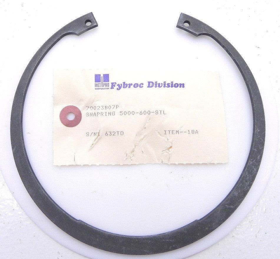 Fybroc Snap Ring 5000-600-STL 70023B07P - Advance Operations