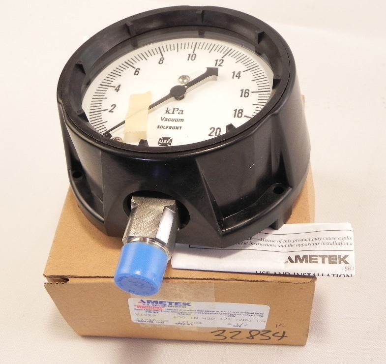 Ametek Pressure Gauge 1/2"NPT SS V1929 / 1929 - Advance Operations