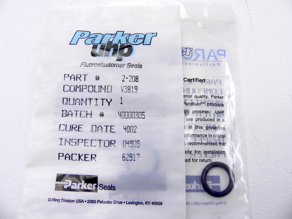 Parker UHP (Lot of 30) O-Ring 2-208 - Advance Operations