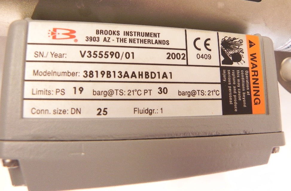 Brooks Metal Tube Variable Area Flowmeter MT 3819 DN25 - Advance Operations