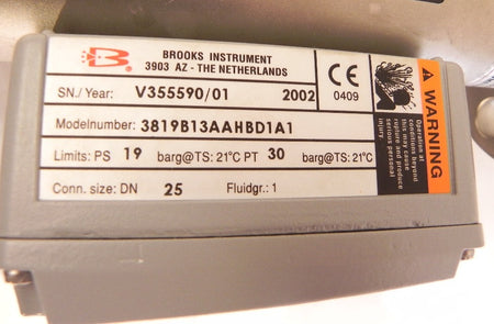 Brooks Metal Tube Variable Area Flowmeter MT 3819 DN25 - Advance Operations