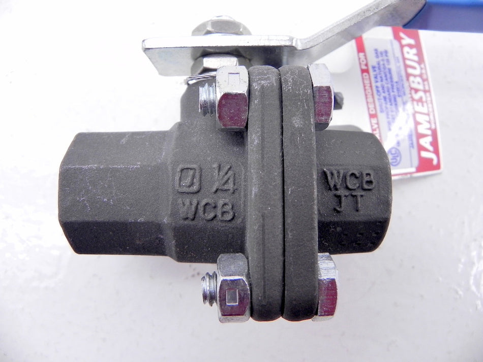 Jamesbury Ball Valve 1/4 800CWP - Advance Operations