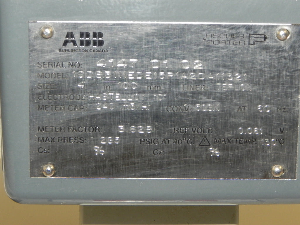 ABB Flowmeter 10DS3111EDE15P1A2DA11321 - Advance Operations