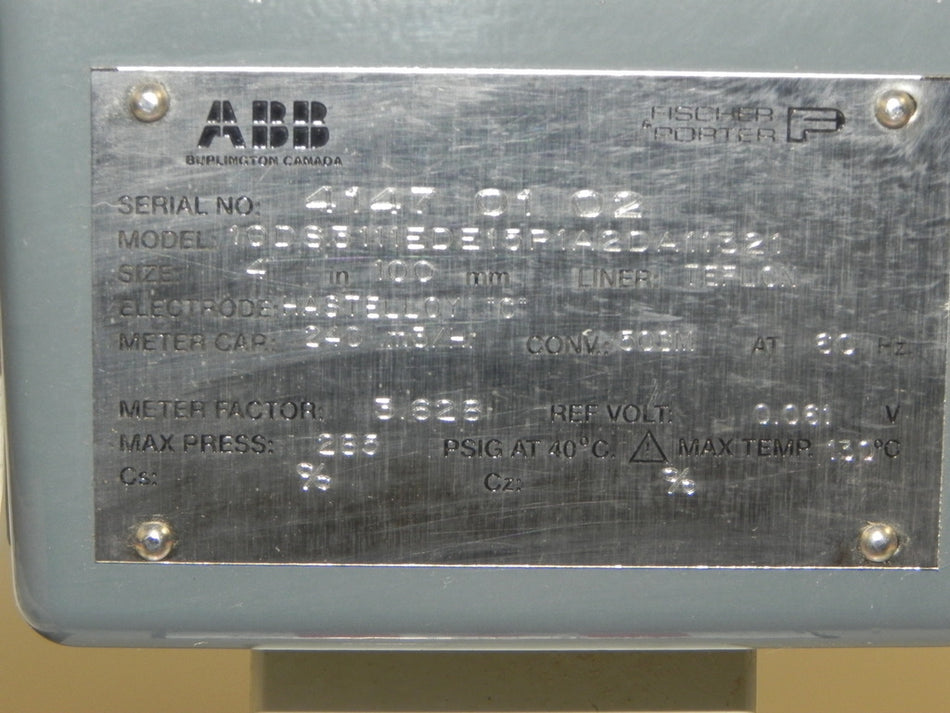 ABB Flowmeter 10DS3111EDE15P1A2DA11321 - Advance Operations