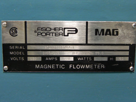 Bailey Fisher & Porter ABB 4" 150 Flanged Magnetic Flowmeter 8710B2035/1/B1 Teflon Lining - Advance Operations