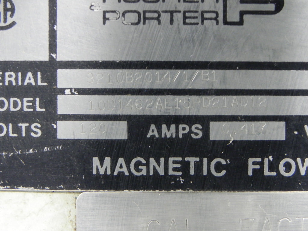 Fisher&Porter ABB Flowmeter 10D1462AE15PD21AD12 - Advance Operations