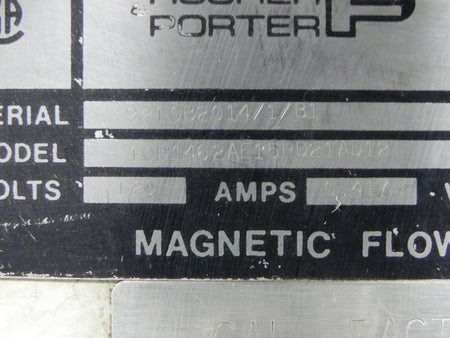 Fisher&Porter ABB Flowmeter 10D1462AE15PD21AD12 - Advance Operations