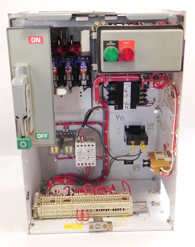 Square D MCC Bucket Model 6 Motor Control FWD/REV 7.5HP - Advance Operations