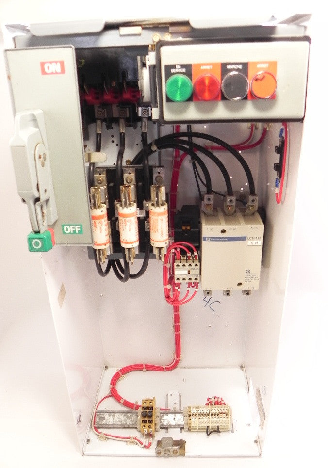 Square D MCC Bucket Model 6 Motor Starter 115A  LC1F115 Contactor - Advance Operations