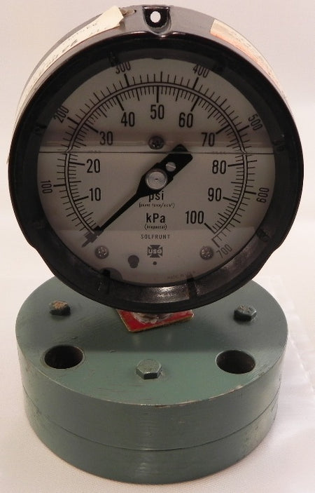 Ametek / USG Pressure Gauge w/ Diaphragm 0-100 psi - Advance Operations