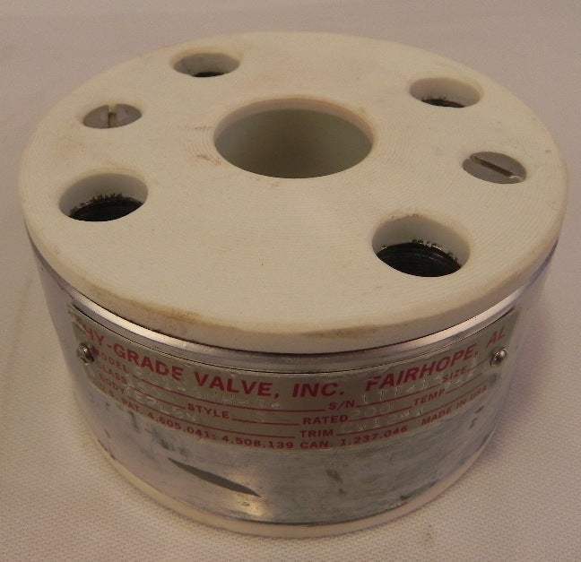 Hy-Grade PTFE Teflon Check Valve 1" P01-GHH-G4 For Corrosive Application - Advance Operations