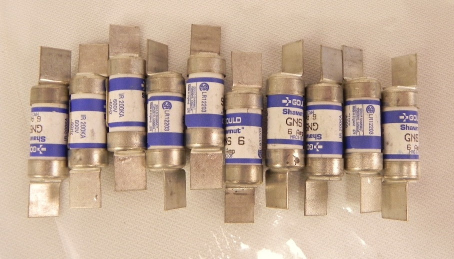 Gould Fuse GNS 6 HRCI-CB  (lot of 10 ) - Advance Operations