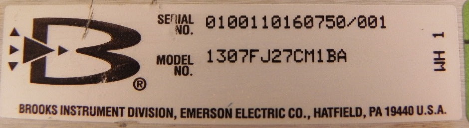 Brooks Flowmeter 1307FJ27CM1BA - Advance Operations