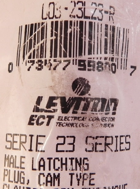 Leviton Male Latching Plug Cam Type 003-23L23-R - Advance Operations