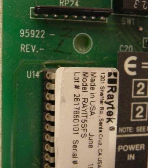 Raytek It Board 95922 - Advance Operations