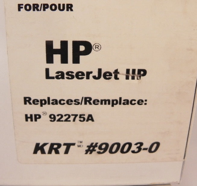 Ko-Rec-Type Laser Toner Cartridge KRT 9003-0 (lot of 2) HP 92275A - Advance Operations