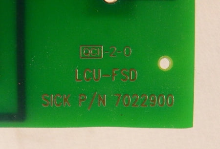 Sick Optics Safety Relay Interface LCU-FSD - Advance Operations
