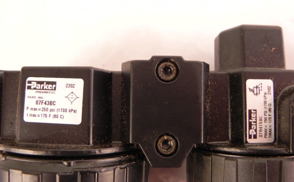 Parker Regulator/ Lub/ Filter 07 Series - Advance Operations