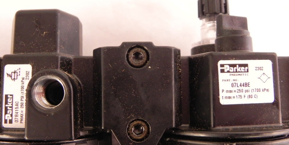Parker Regulator/ Lub/ Filter 07 Series - Advance Operations