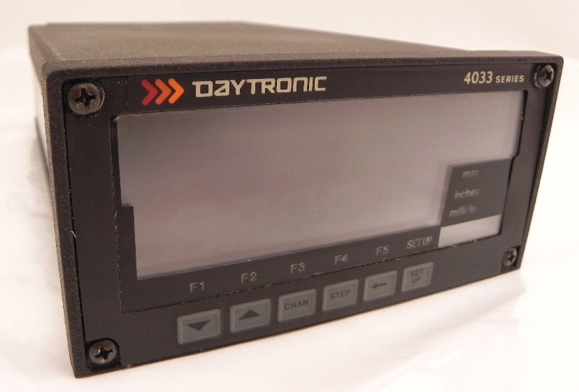 Daytronic Controller 4033 series - Advance Operations