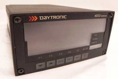 Daytronic Controller 4033 series - Advance Operations