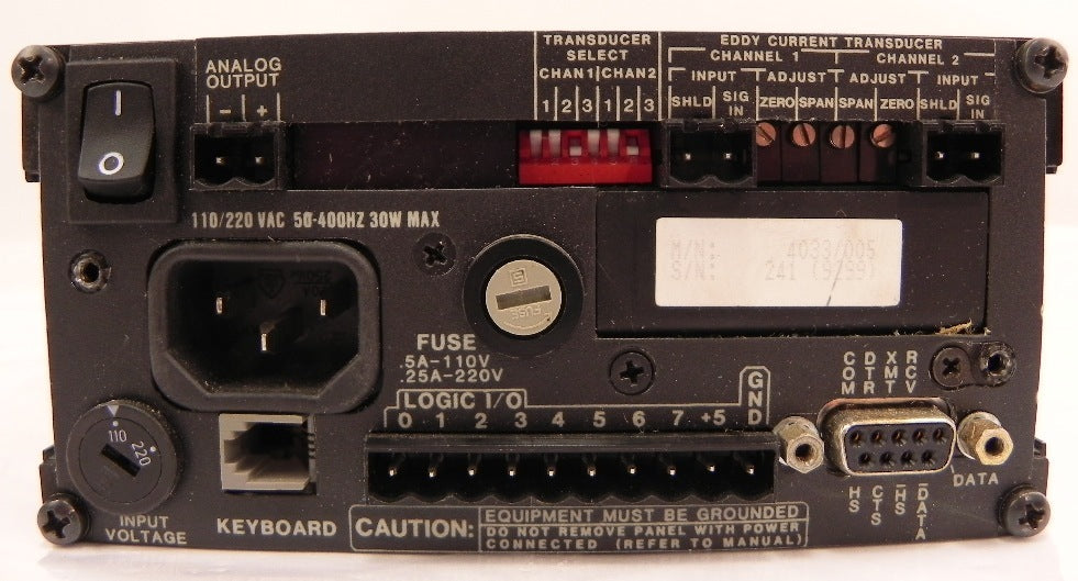 Daytronic Controller 4033 series - Advance Operations