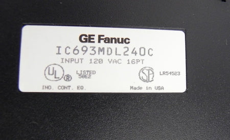 GE Fanuc Input Module IC693MDL240C - Advance Operations