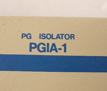 Reliance Isolator PGIA-1 - Advance Operations