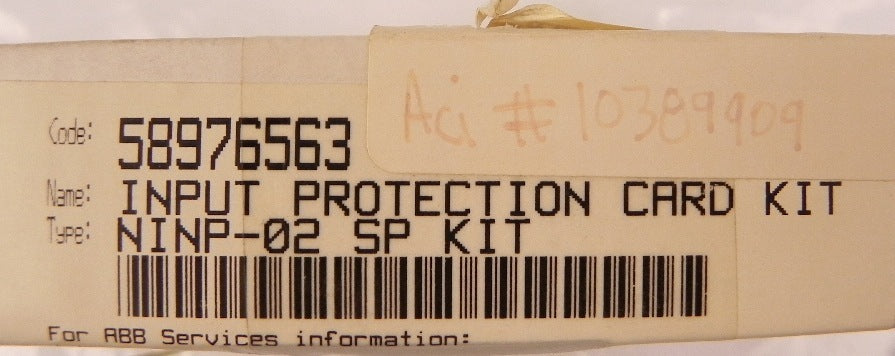 ABB Input Protection Card NINP-02 SP - Advance Operations