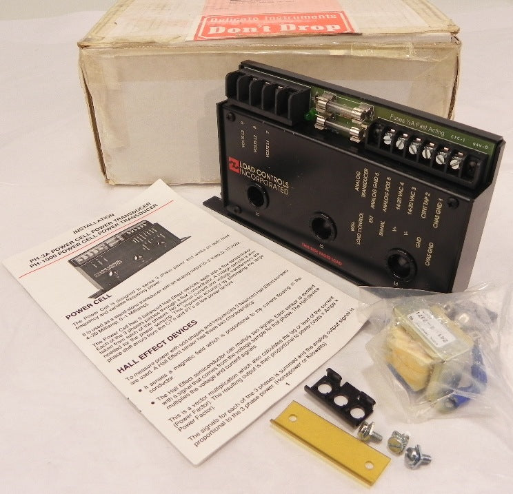 Load Controls Power Cell Power Transducer PH-3A - Advance Operations