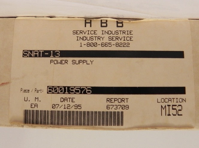 ABB Power Supply SNAT-13 - Advance Operations