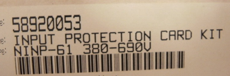 ABB Input Protection Card NINP-61 - Advance Operations
