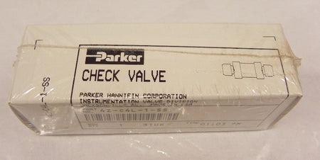 Parker C Series High Pressure Stainless 1/4" Check Valve 4Z-C4L-1-SS 6000 PSIG - Advance Operations