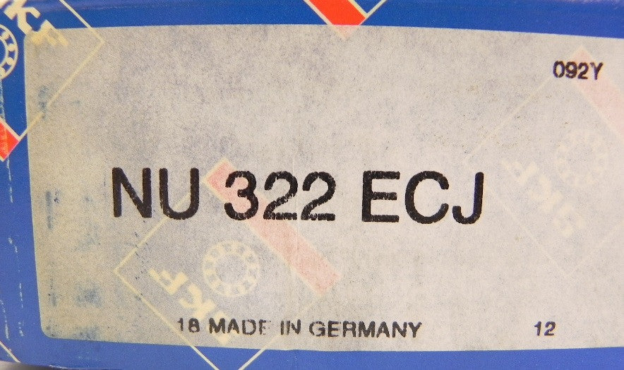 SKF Cylindrical Roller Bearing NU 322 ECJ - Advance Operations