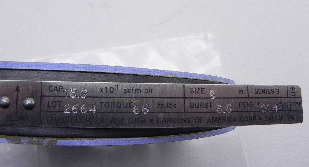 Carbone of America Rupture Disc SERIES-3 - Advance Operations