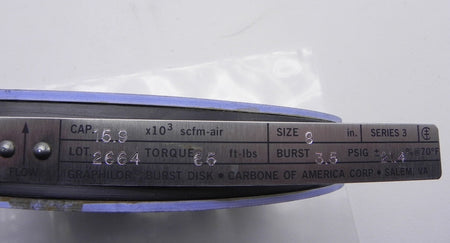 Carbone of America Rupture Disc SERIES-3 - Advance Operations
