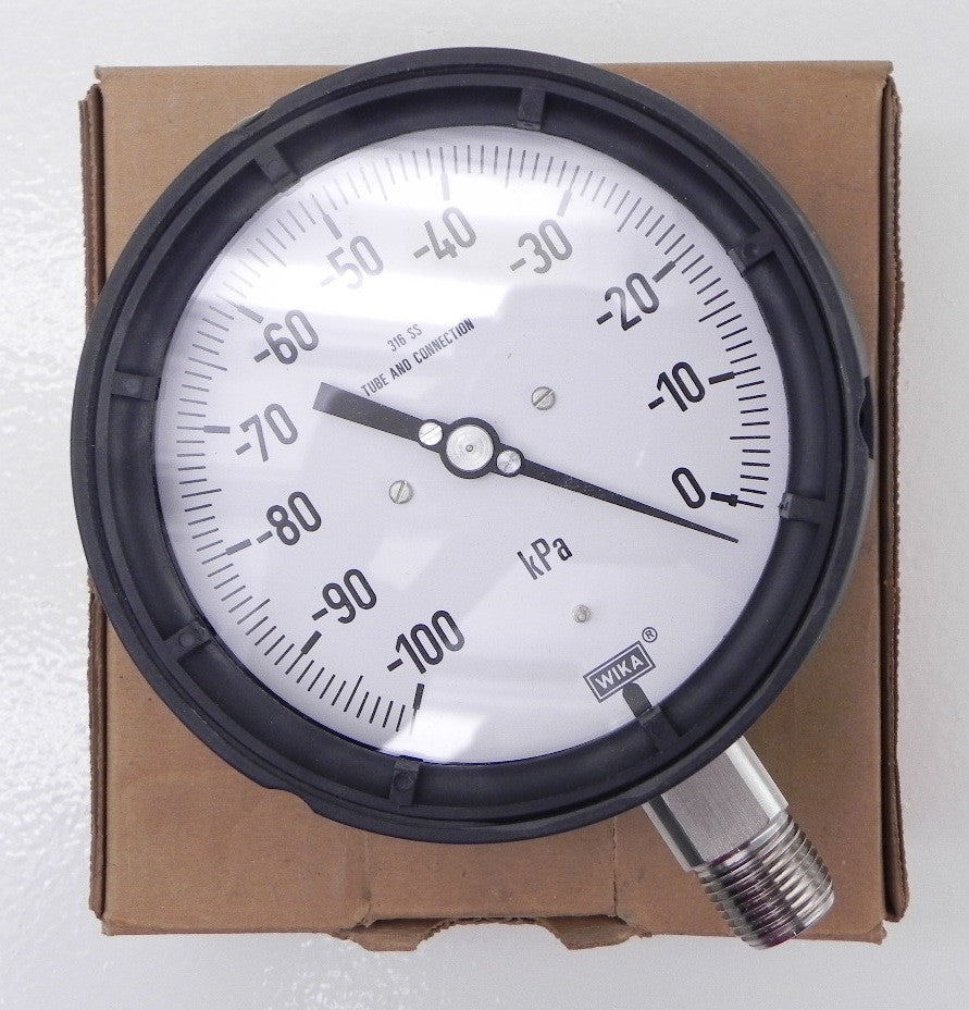 Wika Pressure Gauge 233.34 (-100 to 0 kPa) - Advance Operations