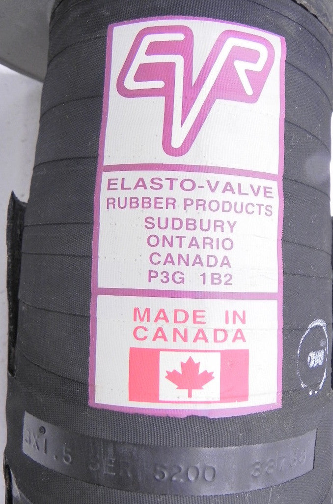 EVR Pinch Valve EPDM Sleeve 1-1/2" X 3" - Advance Operations