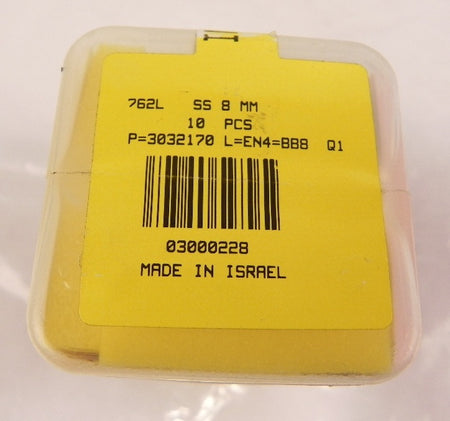 Ham-Let Straights Union Let-Lok 762L SS 8mm (box of 10) - Advance Operations