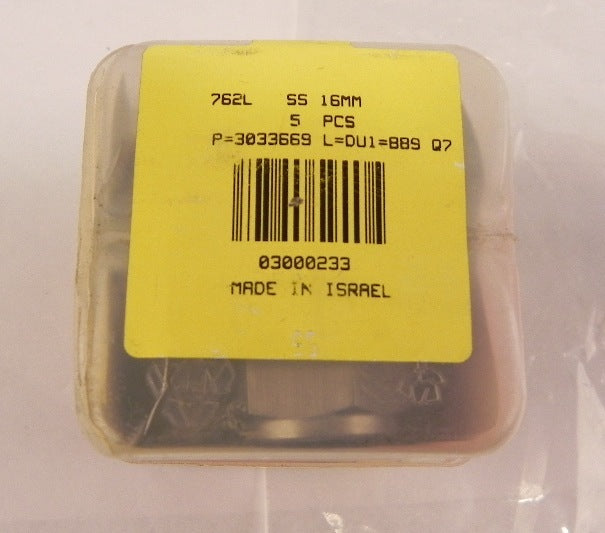 Ham-Let Straights Union Let-Lok 762L SS 16mm (box of 5) - Advance Operations