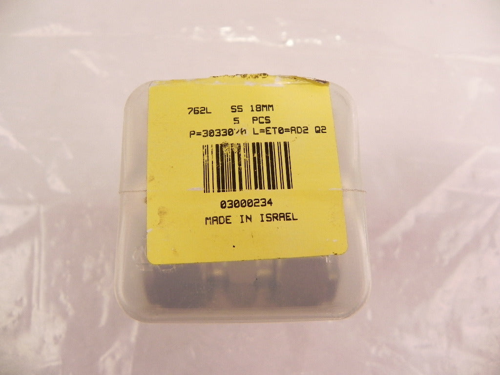 Ham-Let Straights Union Let-Lok 762L SS 18mm (box of 5) - Advance Operations