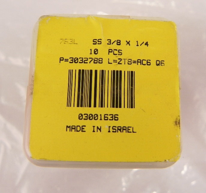 Ham-Let Reducing Union Let-Lok 763L SS 3/8 x 1/4 ( 10 ) - Advance Operations