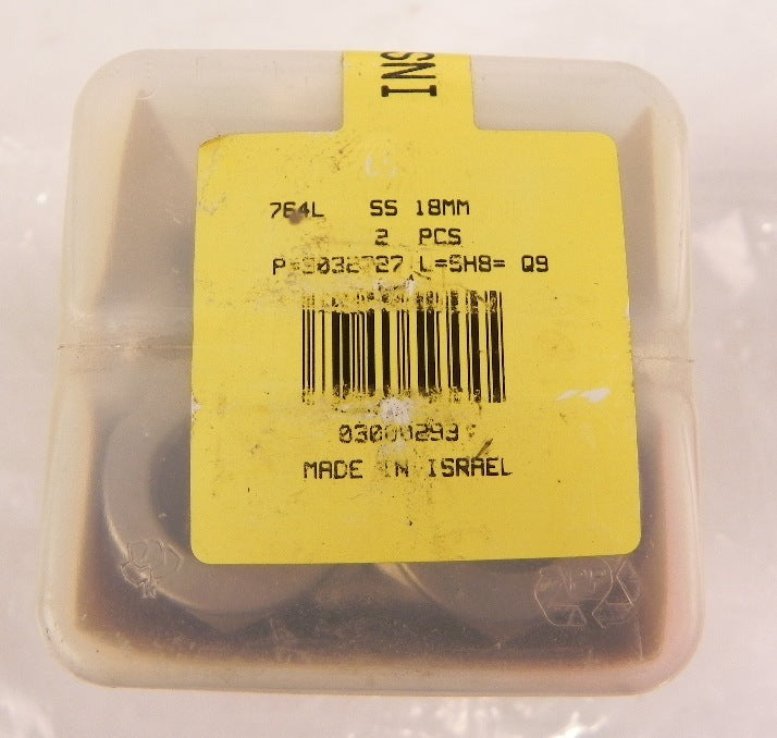 Ham-Let Tees Let-Lok 764L SS 18mm ( box of 2 ) - Advance Operations
