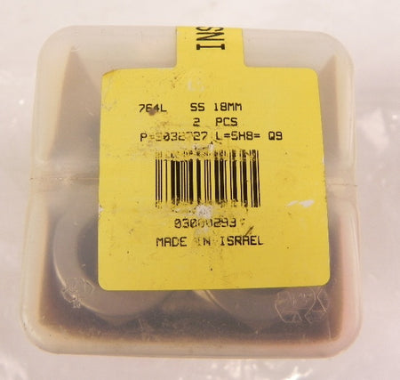 Ham-Let Tees Let-Lok 764L SS 18mm ( box of 2 ) - Advance Operations