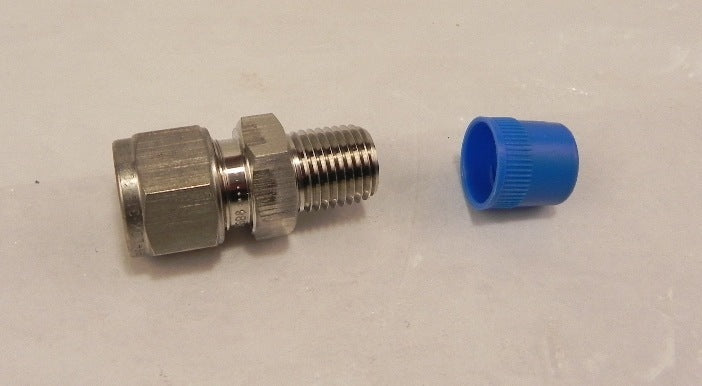 Ham-Let Straights Male Let-Lok 768L SS 10mmX 1/4 (10) - Advance Operations