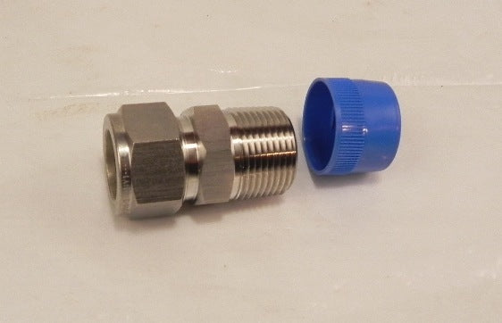 Ham-Let Straights Male Let-Lok 768L SS 16mmX 1/2 (5) - Advance Operations
