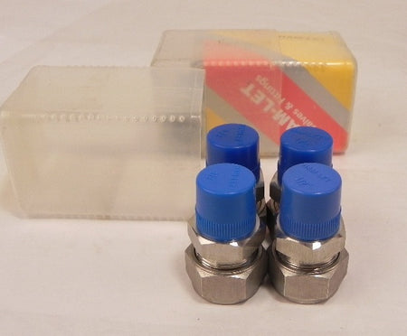 Ham-Let Straights Male Let-Lok 768L SS 18mmX 1/2 (4) - Advance Operations