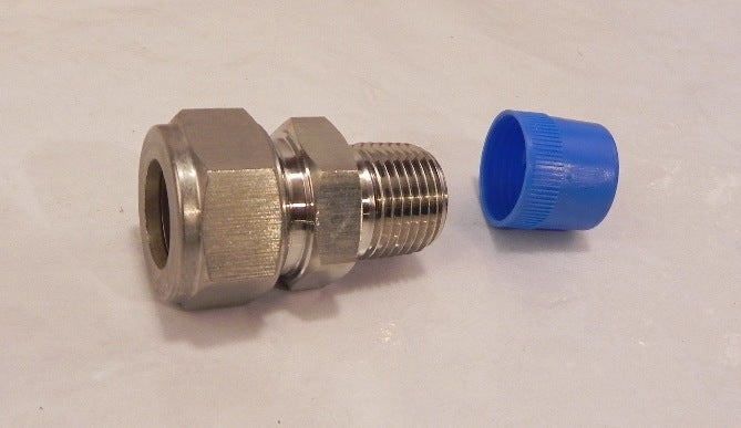 Ham-Let Straights Male Let-Lok 768L SS 20mmX 1/2 (4) - Advance Operations