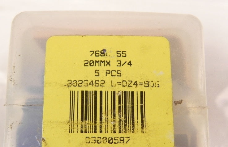 Ham-Let Straights Male Let-Lok 768L SS 20mmX 3/4  (5) - Advance Operations